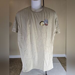 Rick and Morty Ripple Junction Cream “Wubba Lubba Dub Dub” Short Sleeve Tee 2XL